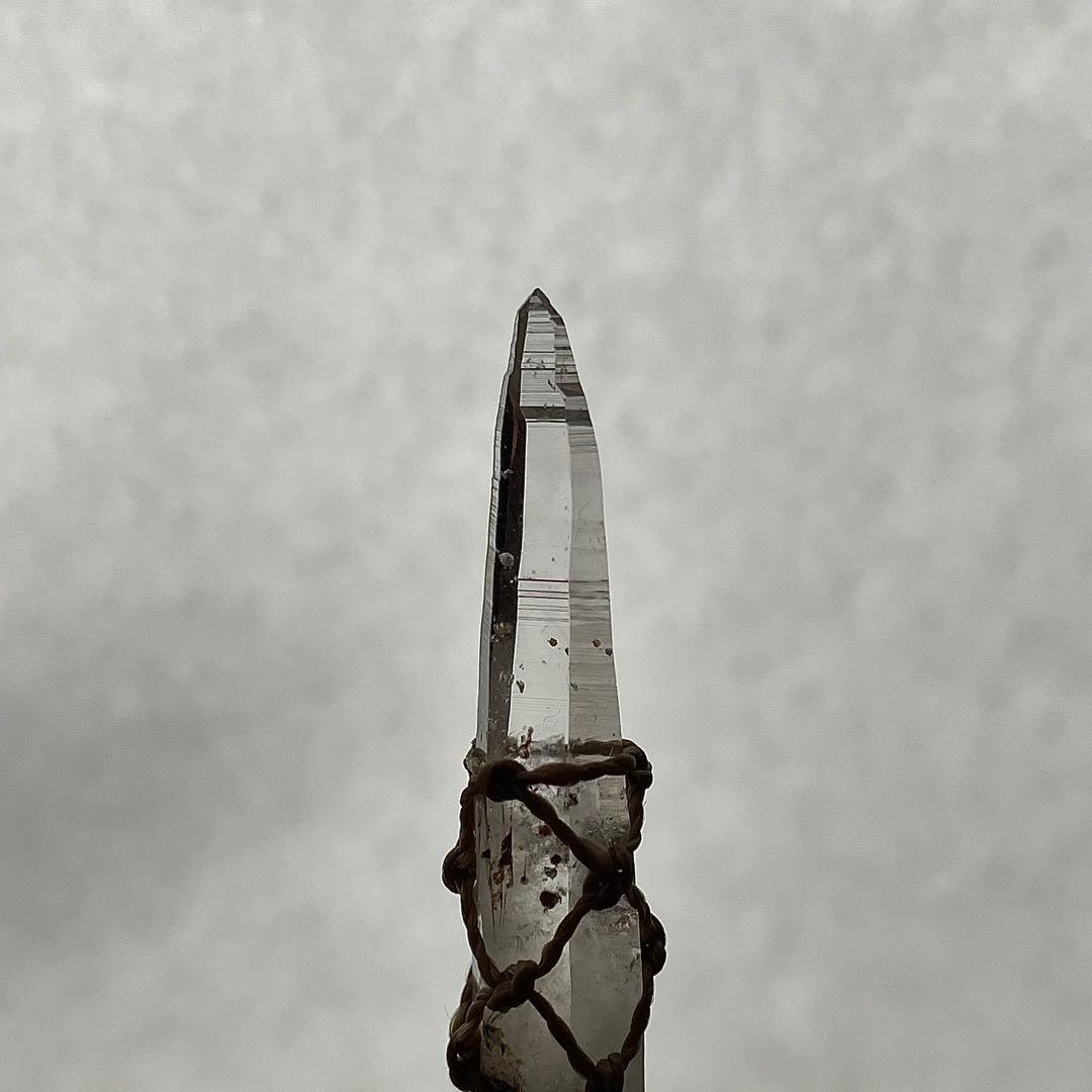 ヒマラヤ水晶 ガネッシュヒマール ＊ マクラメネックレス ペンダント 21