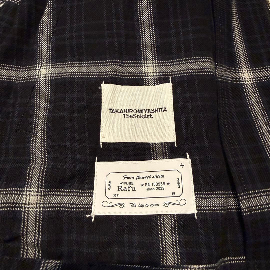 ソロイスト チェック柄 ジップ ブルゾン 44サイズ