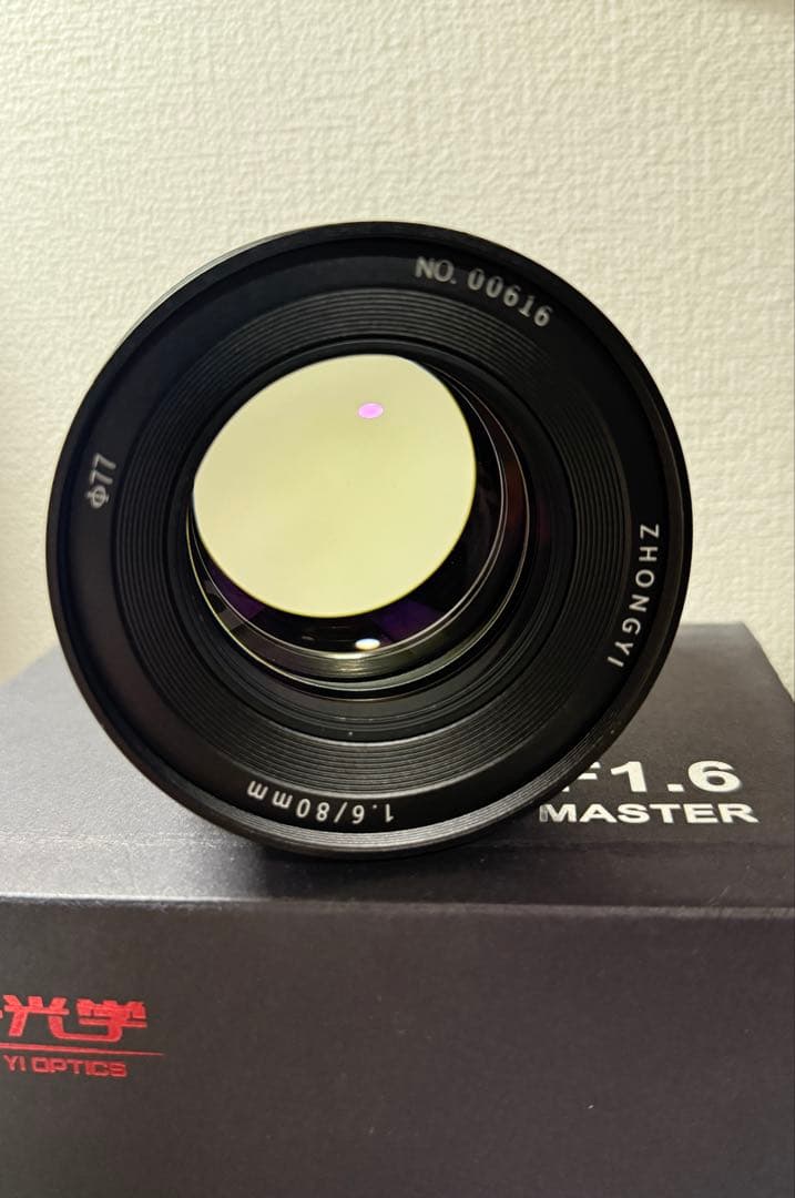 80mm F1.6 SPEED MASTER 単焦点レンズ