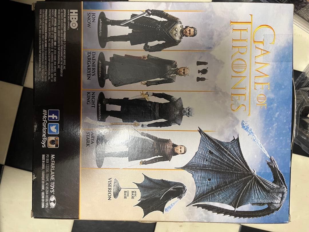 希少美品　ゲームオブスローンズ　5体セット　ビセリオン　デナーリス　等　ドラゴン