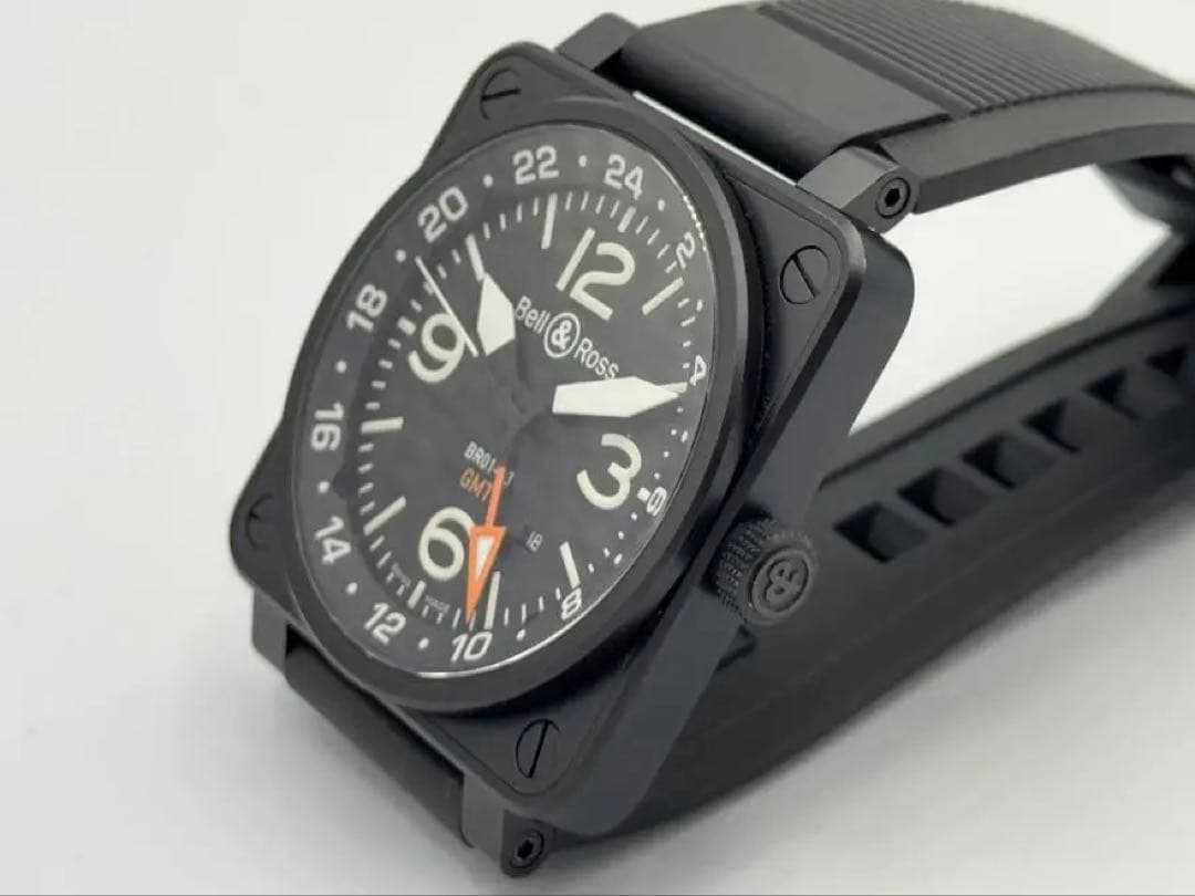 値下げ‼️超美品 ベル&ロス Bell & Ross BR01-93GMT