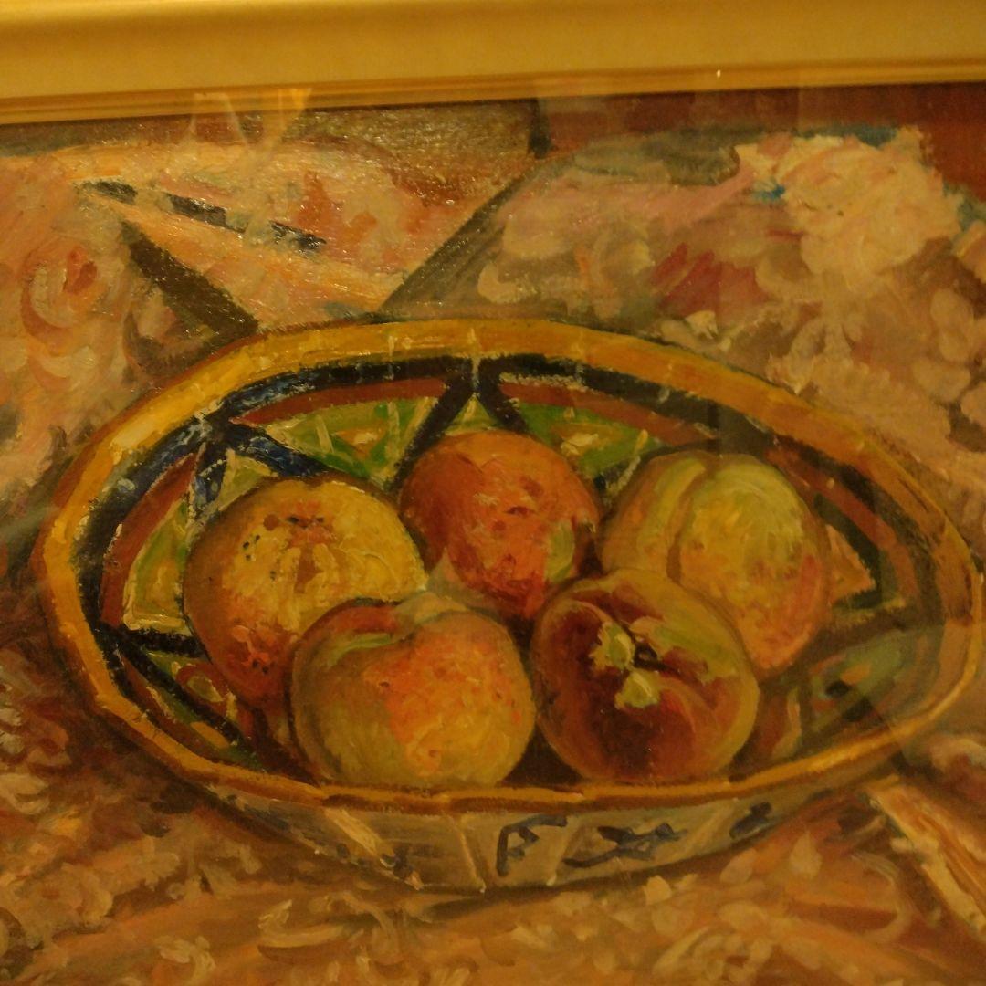 1点もの◇H. SASAKI 油彩画 「桃」