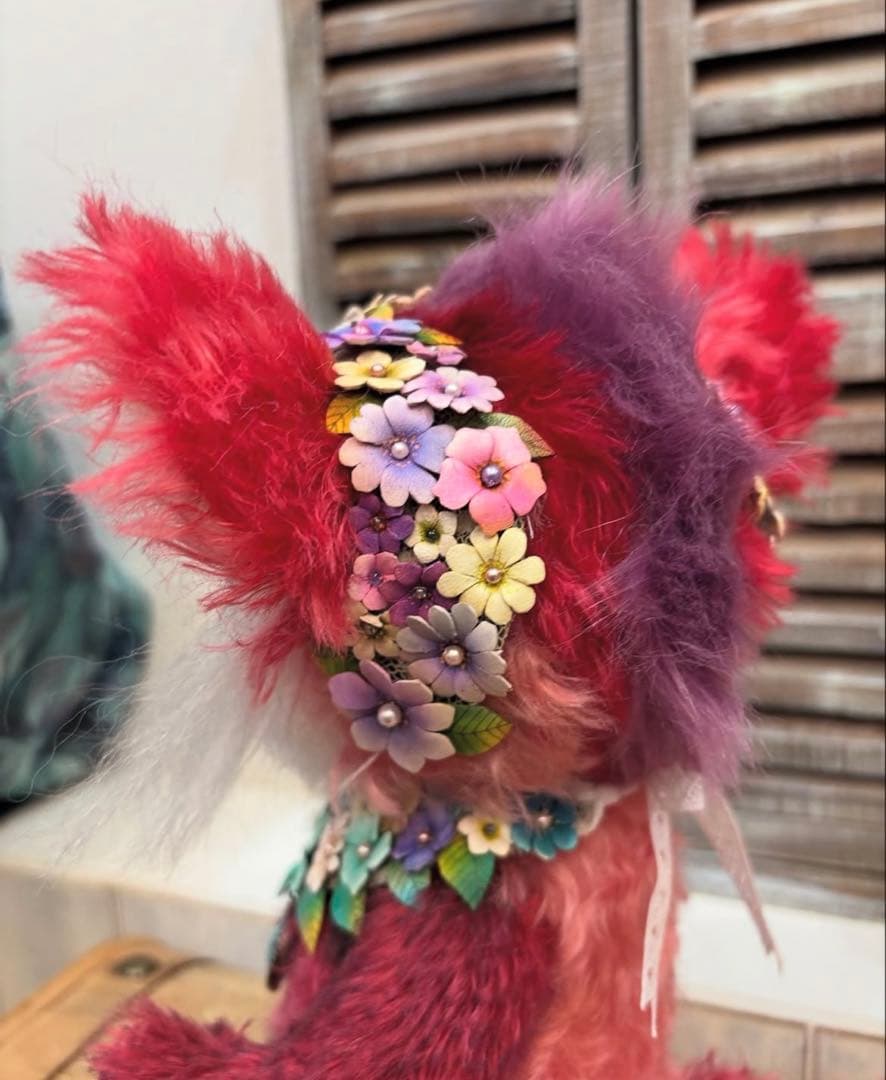 国内作家様作　ハンドメイド　テディベア　ぬいぐるみ　レッサーパンダ　アートドール