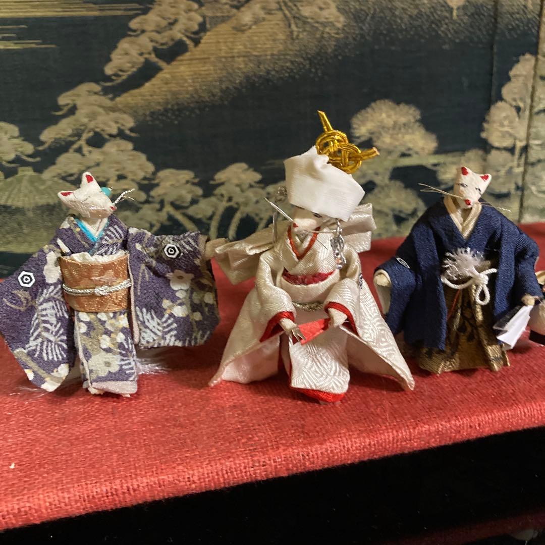 人形　狐の嫁入り