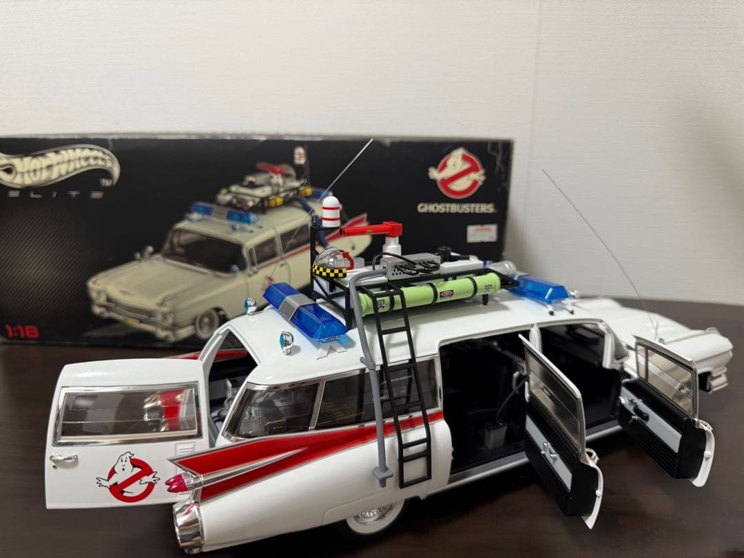 ゴーストバスターズECTO-1　マテル　ホットホィール　エリート　1/18 中古