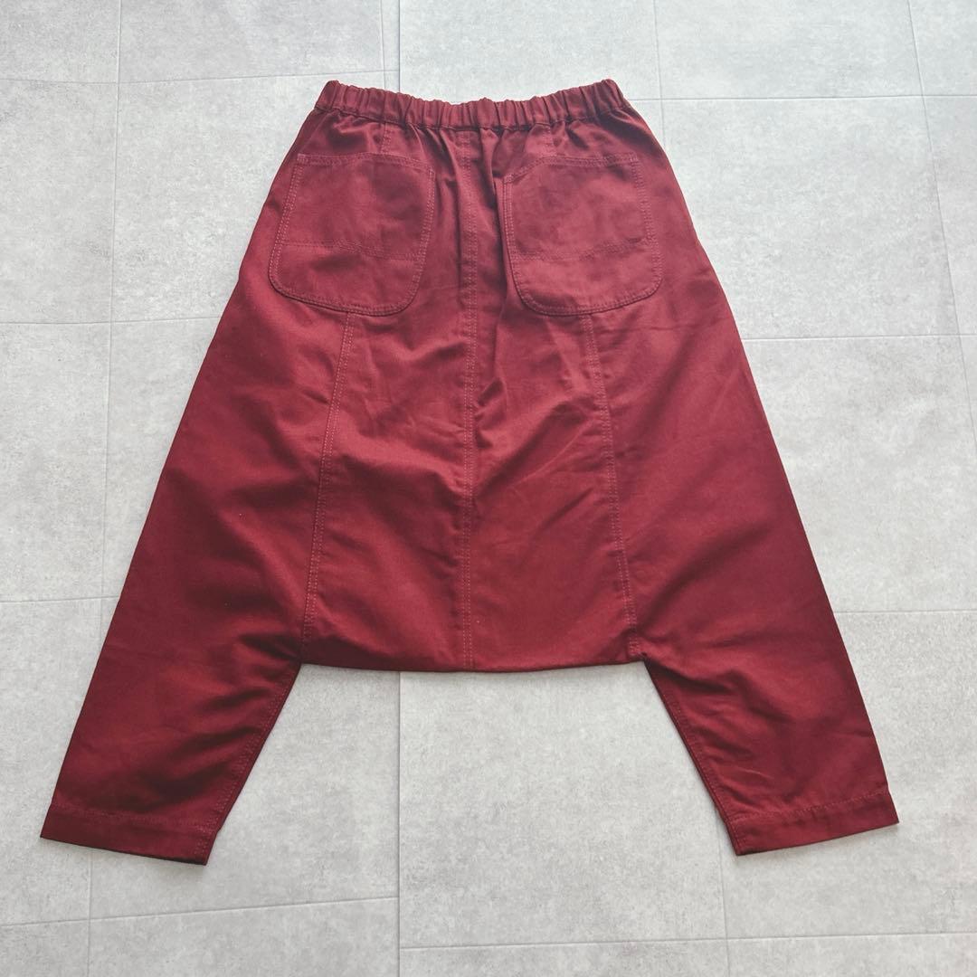 未使用級✨ コムデギャルソン コムデギャルソン サルエルパンツ ウエストゴム 赤