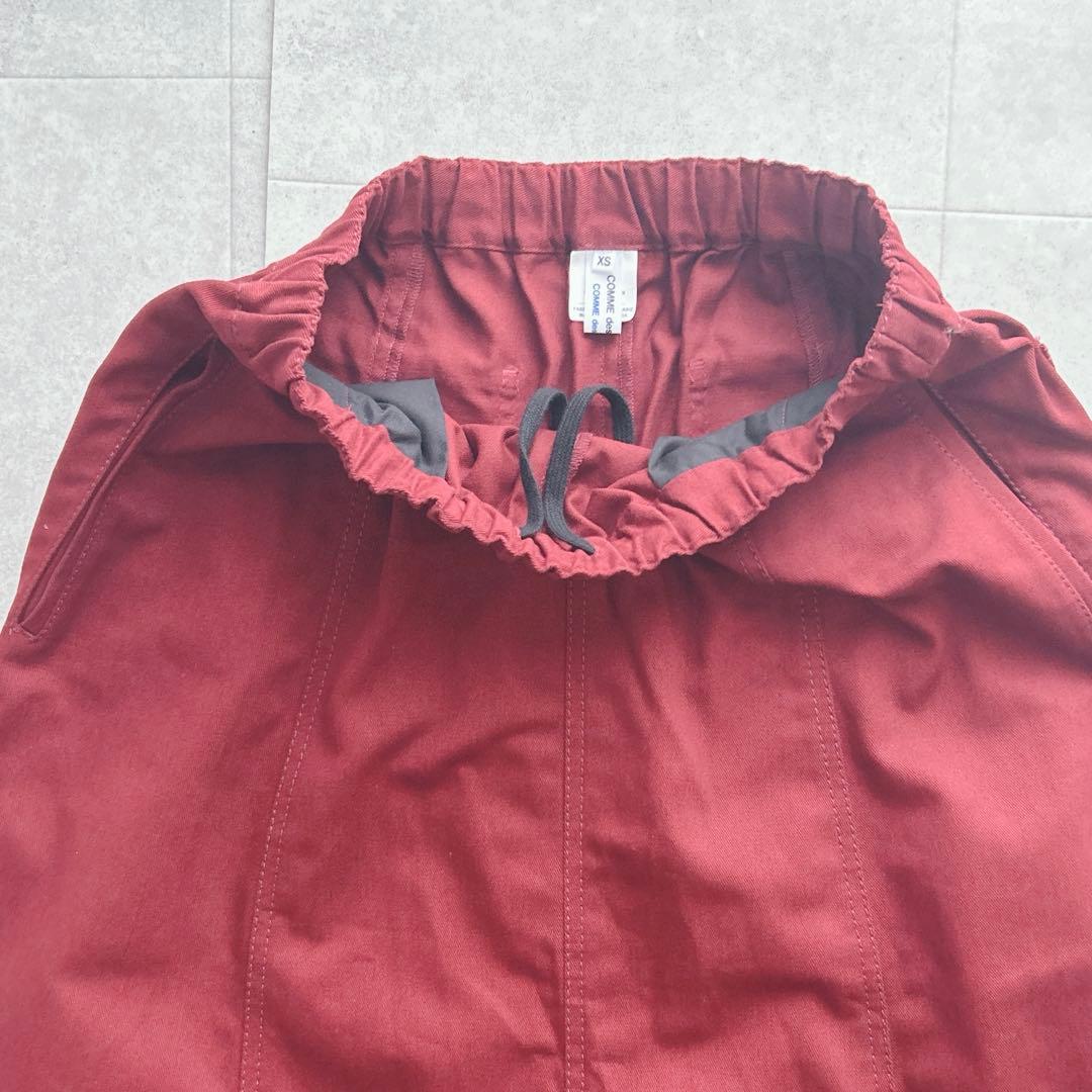 未使用級✨ コムデギャルソン コムデギャルソン サルエルパンツ ウエストゴム 赤