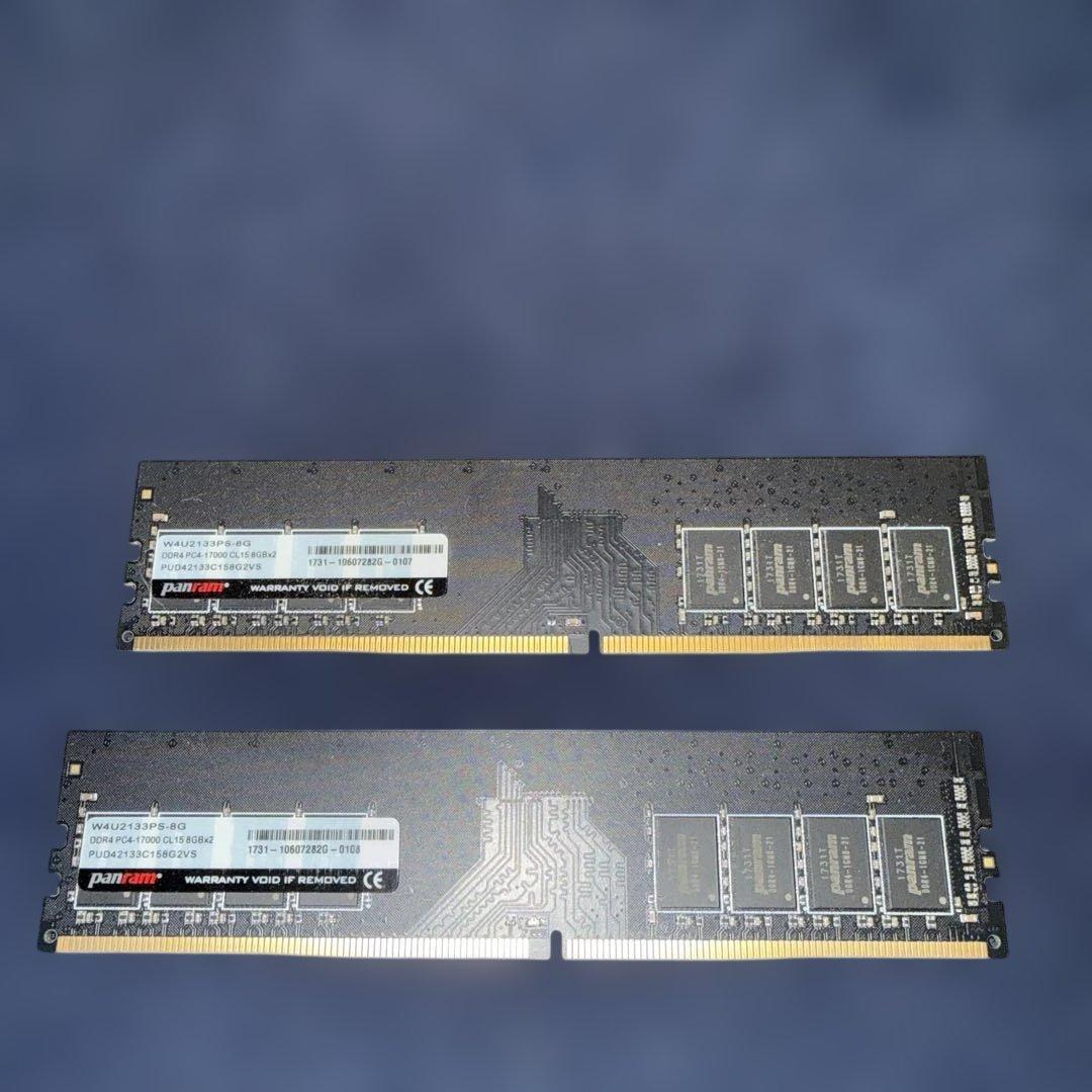 W4U2133PS-8G 8GB DDR4メモリ 2個