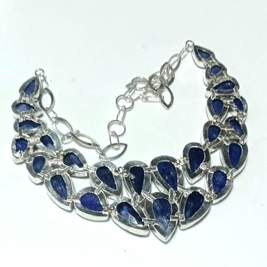 マナ 大粒サファイア 88 天然石 ネックレス ジュエリー シルバー