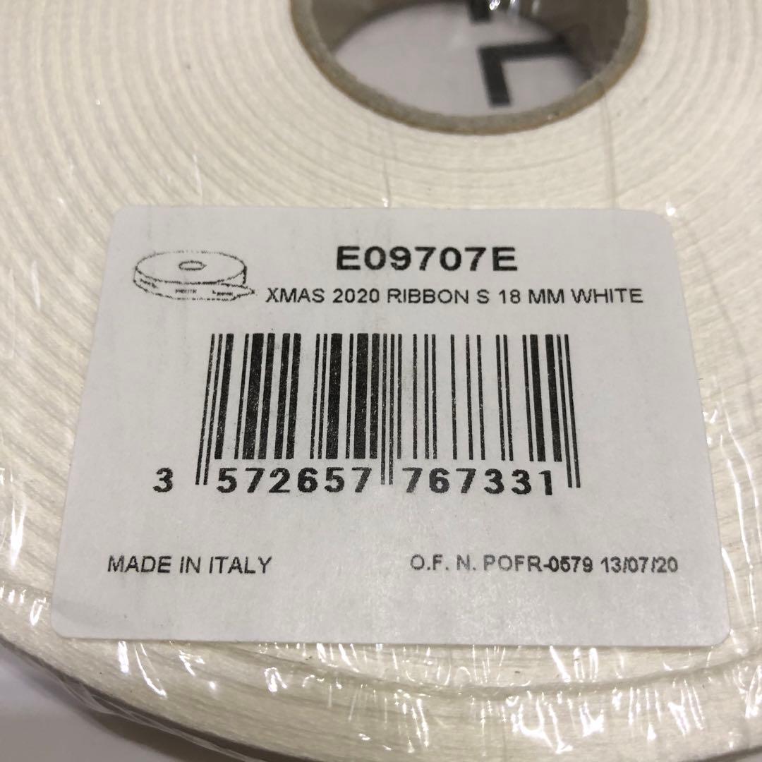 シャネル　2020クリスマス限定ラッピングリボン1ロール50メートル