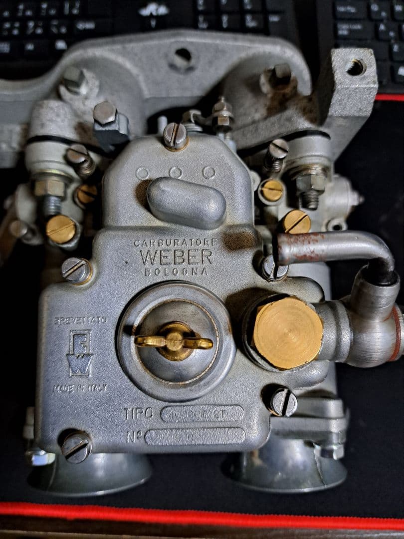 ウエ-バ-40パイK型エンジン用マニ付き