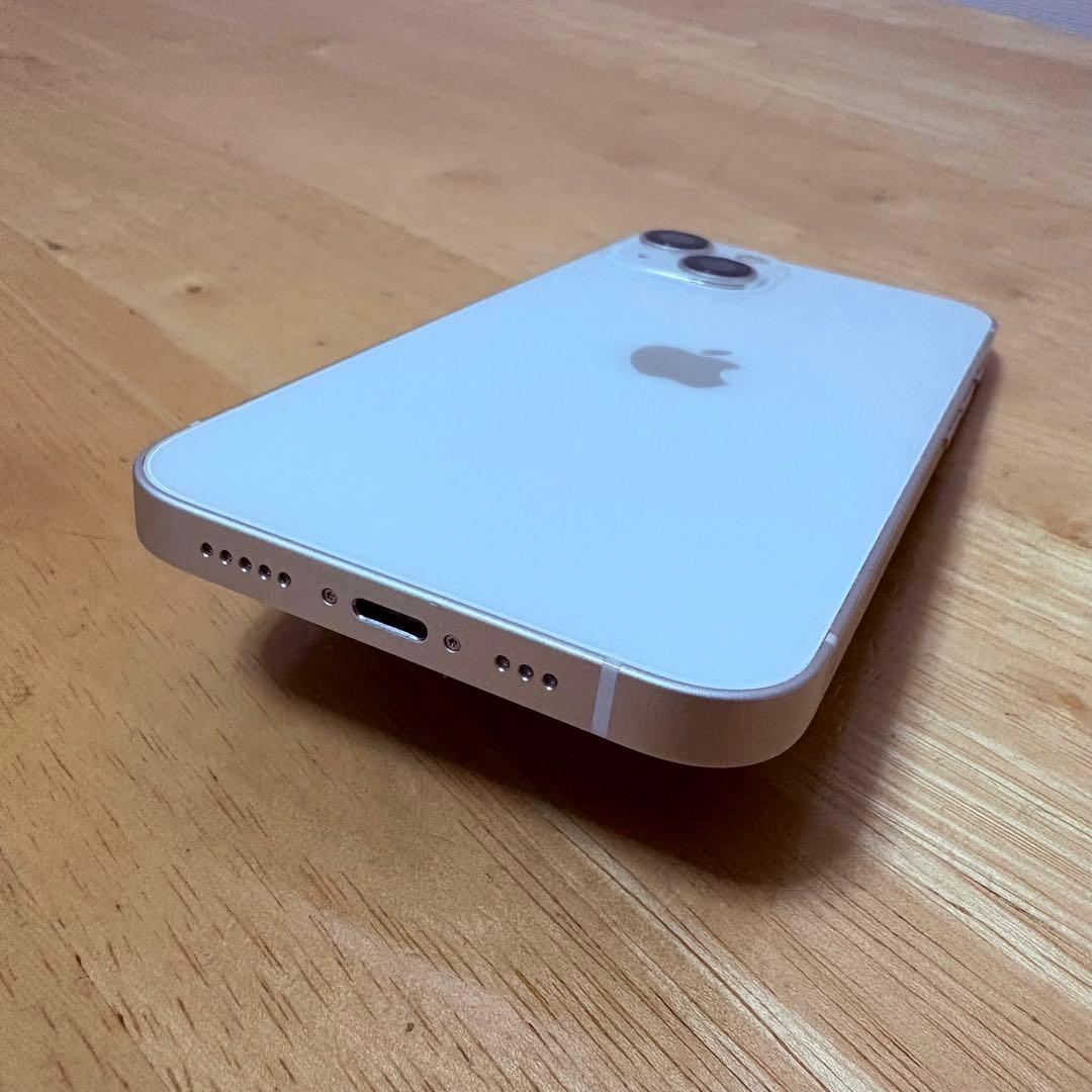 iPhone13 128GB SIMフリー　美品　白　スターライト　人気色！