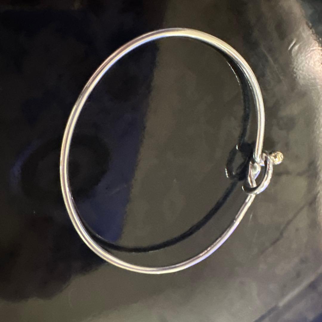 Tiffany&Co.ティファニーフック&アイ ラブノットバングル925/750