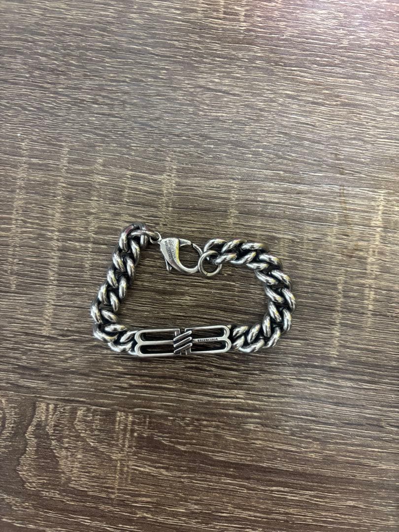 BALENCIAGA シルバーチェーンブレスレット