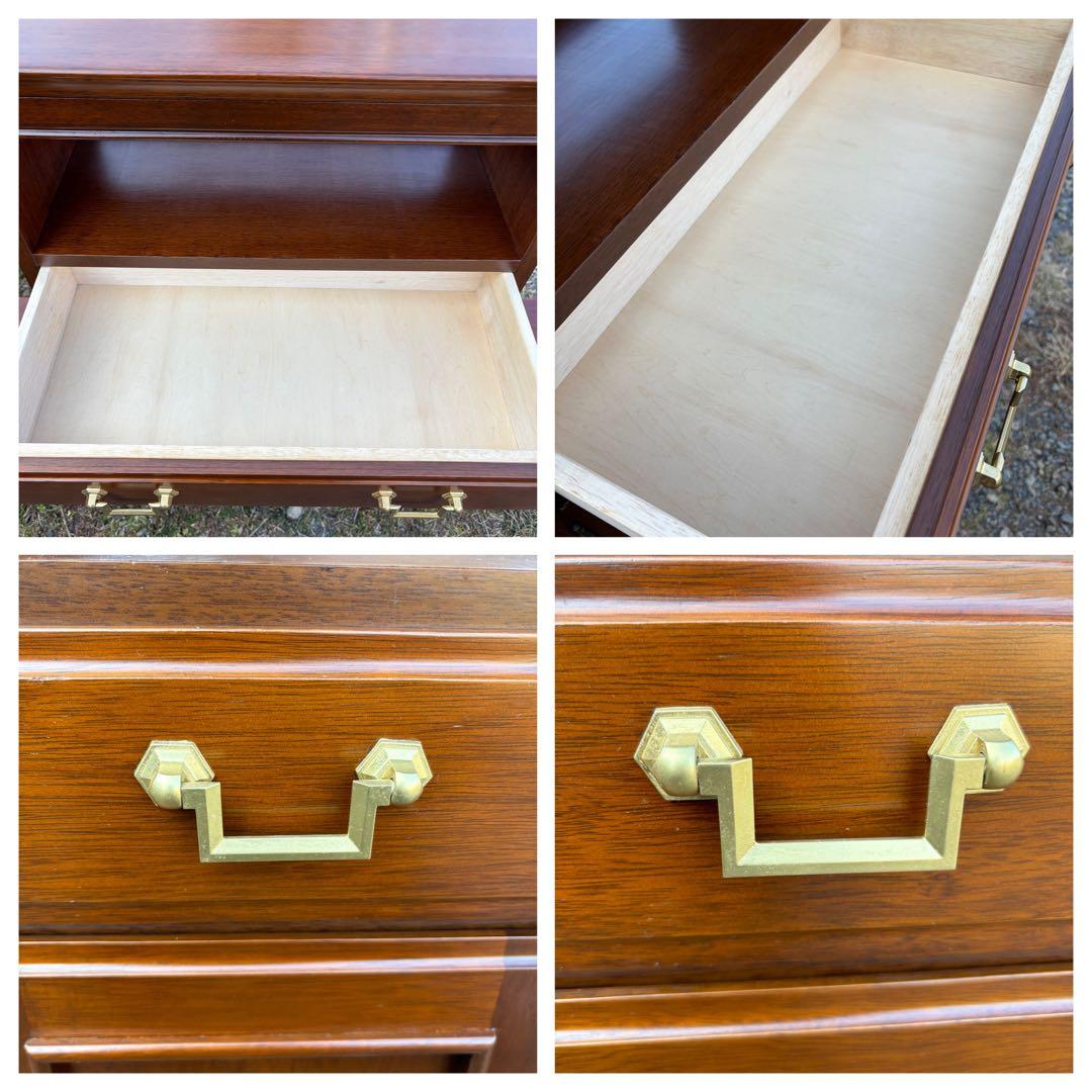 maruni マルニ　地中海シリーズ　TEL/FAX台 電話台　高級家具