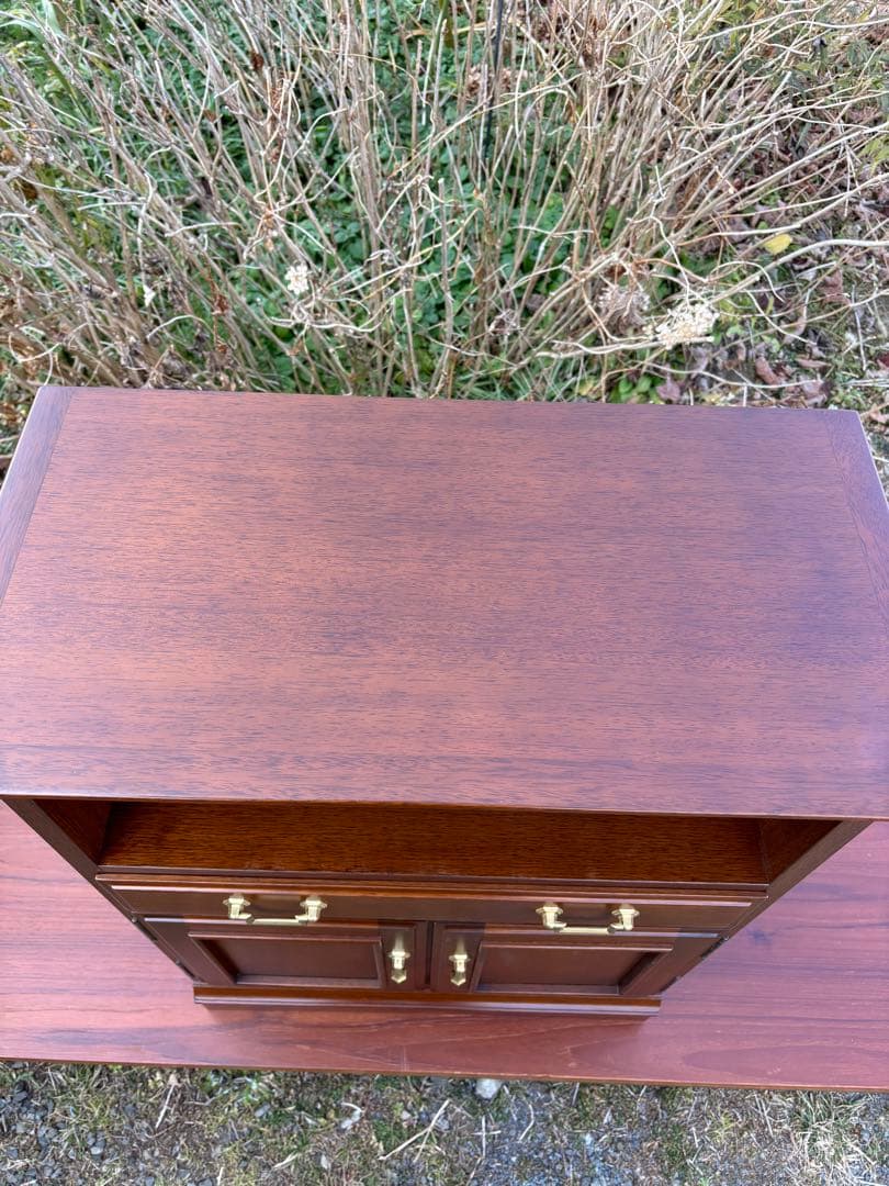 maruni マルニ　地中海シリーズ　TEL/FAX台 電話台　高級家具