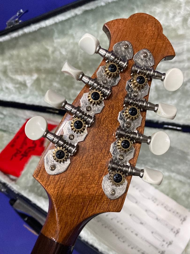 I）美品 落合忠男 手工 マンドリン Ｍ４ 2001年 ハードケース付