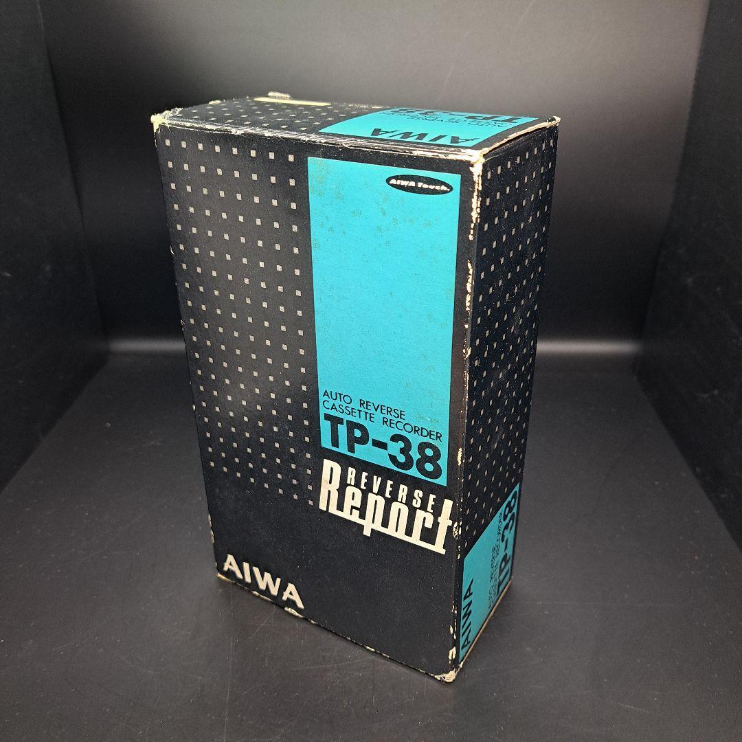 デッドストック　AIWA　アイワ　ポータブルカセットプレーヤー　TP-38