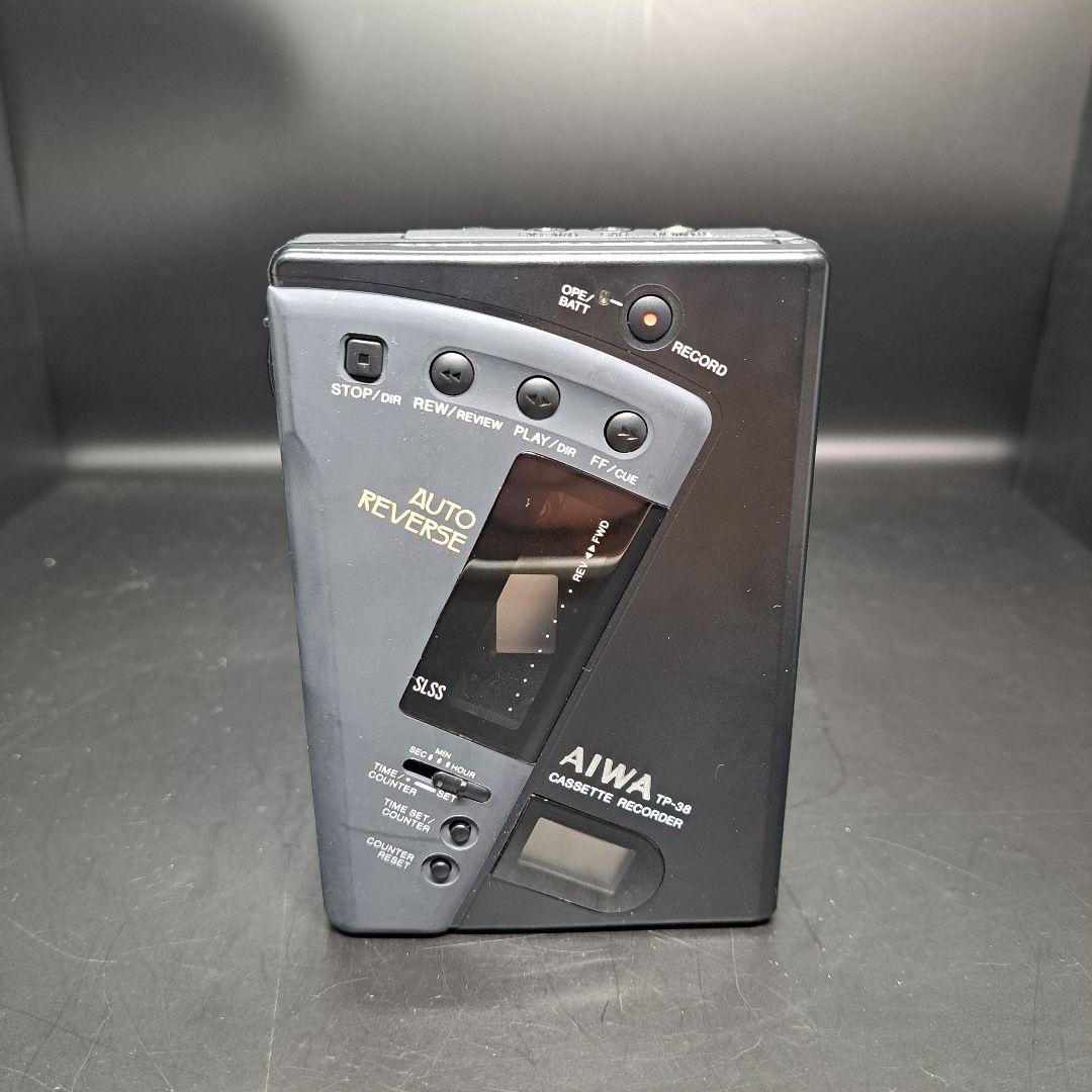 デッドストック　AIWA　アイワ　ポータブルカセットプレーヤー　TP-38
