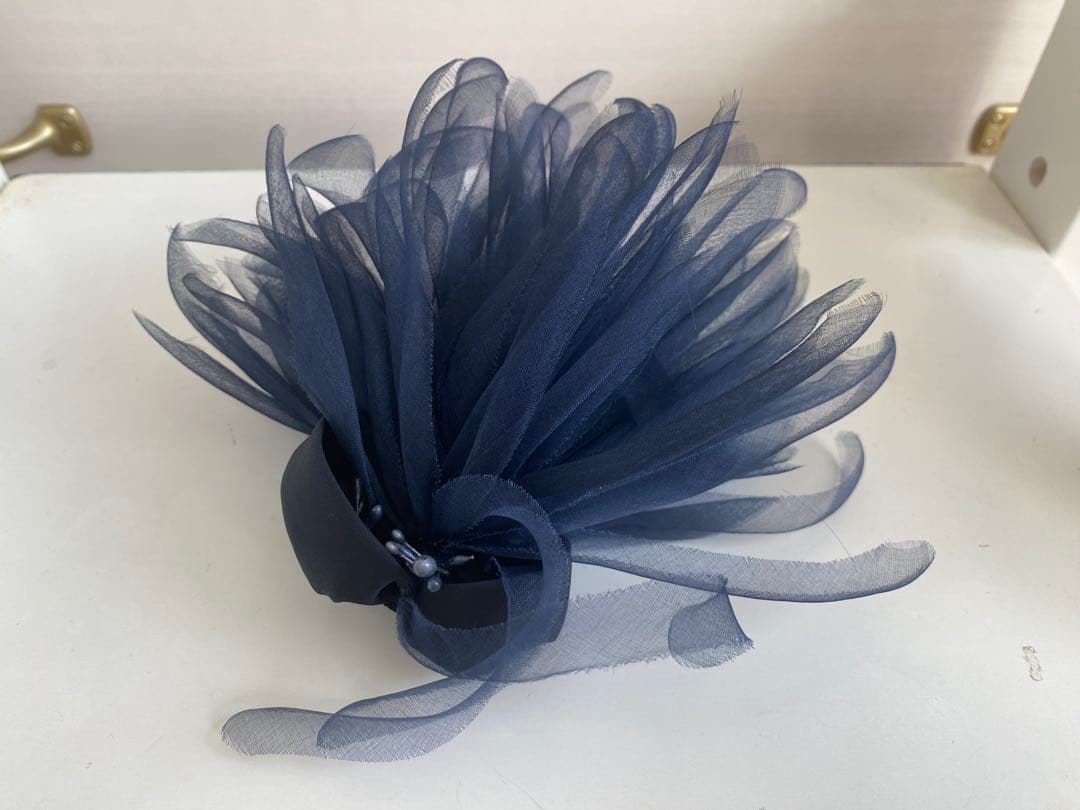 コサージュ VERMEIL ネイビー