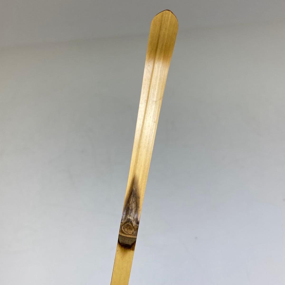 妙心寺管長　梶浦逸外　黒田宗傅　茶杓　共箱　W18.5cm東N7-1101☆2F