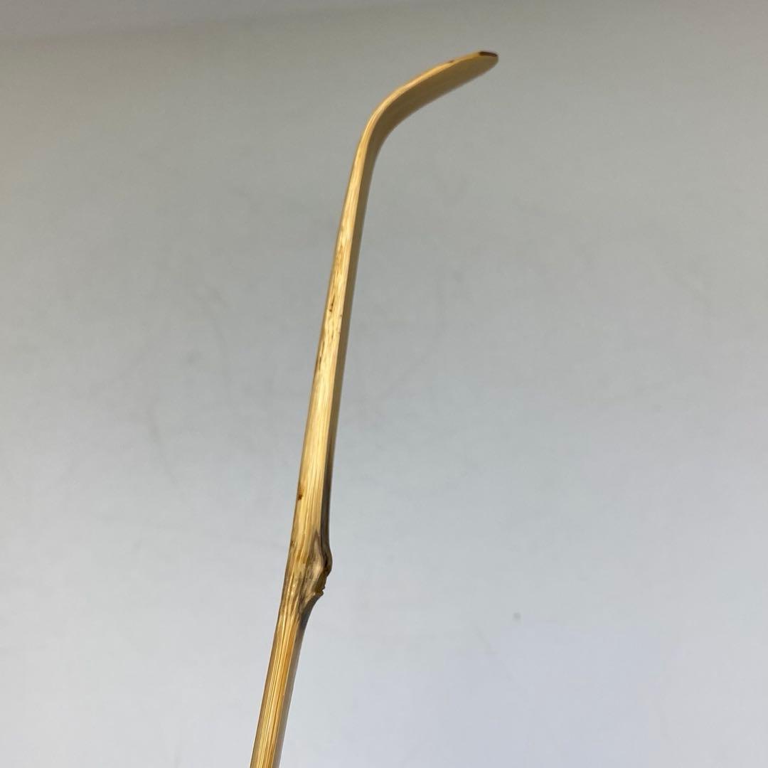 妙心寺管長　梶浦逸外　黒田宗傅　茶杓　共箱　W18.5cm東N7-1101☆2F