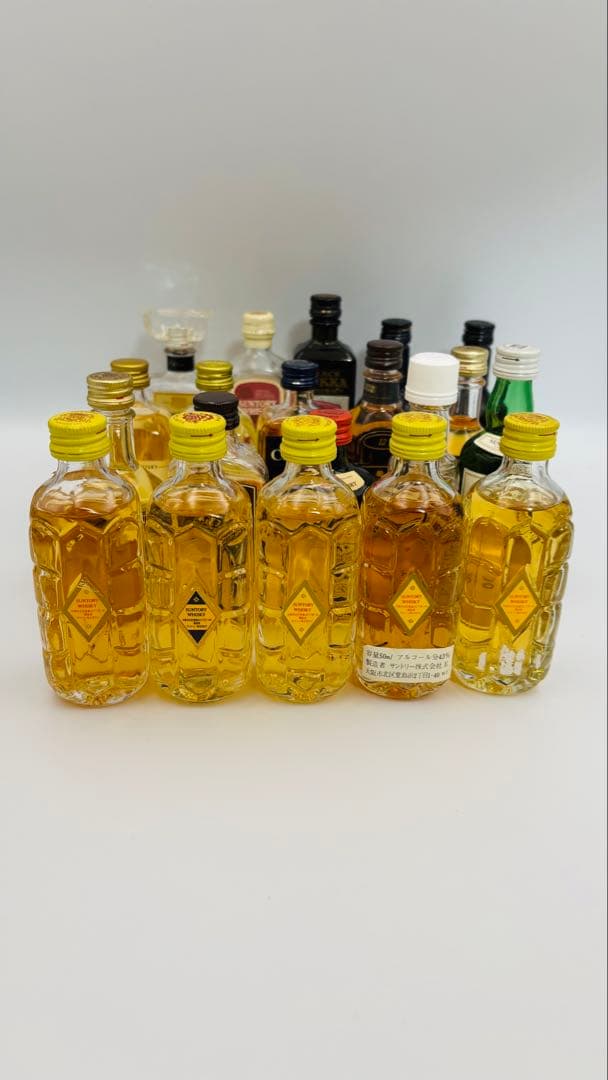 未開栓 ウイスキー サントリー 他 まとめ売り 33本 ミニボトル