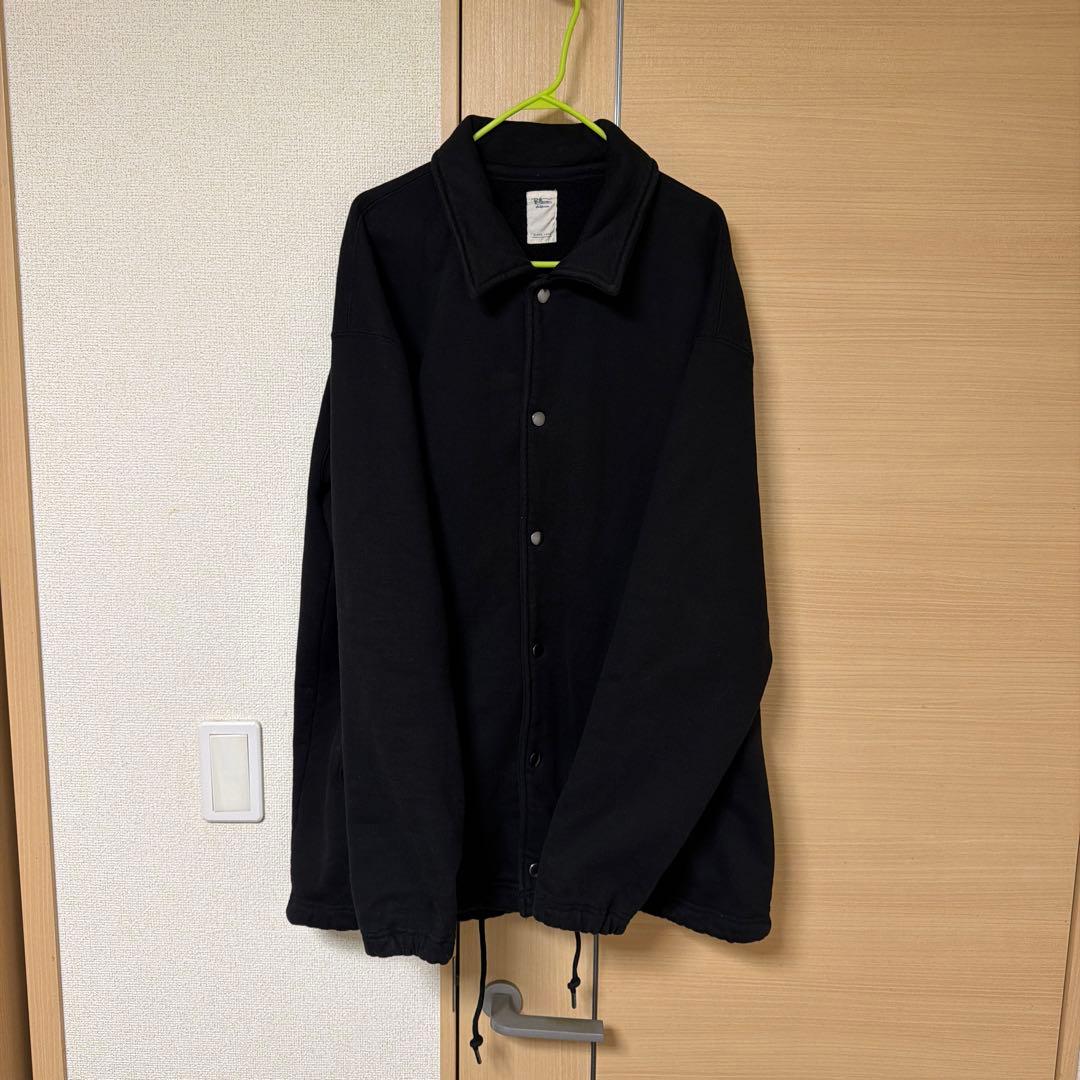 ロンハーマン　スウェットコーチジャケット　黒　Lサイズ　ロンハーマン　OVY