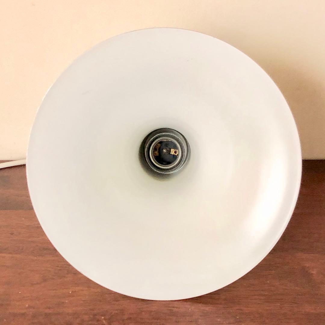 デンマーク　ビンテージ　ミルキーホワイト　ペンダントランプ