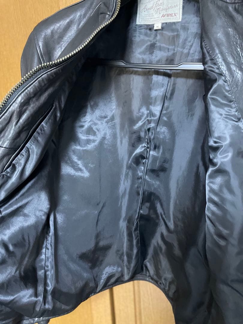 AVIREX（アヴィレックス）シングルライダース羊革ジャケット