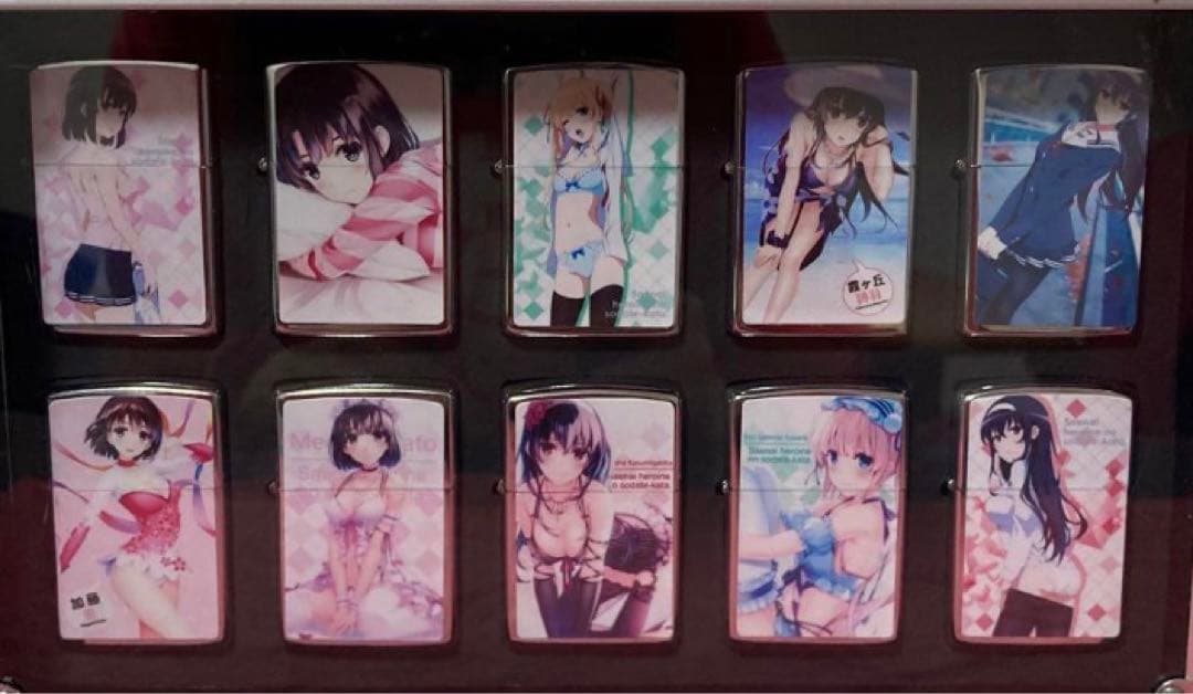 冴えカノ　美少女　オイルライター　zippo 風　セット　BS
