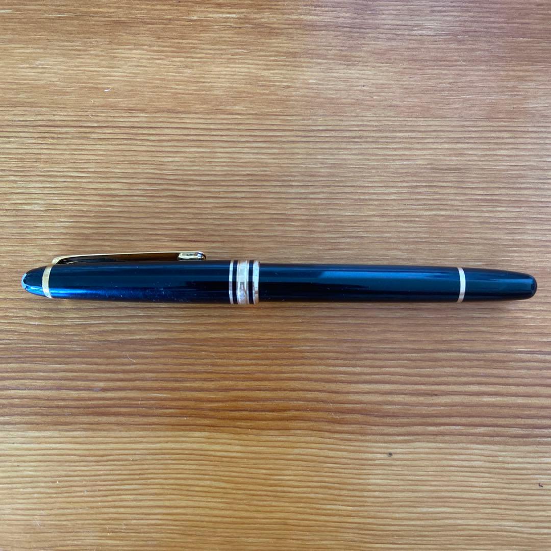 黒い万年筆 金メッキペン先 MONTBLANC 14K