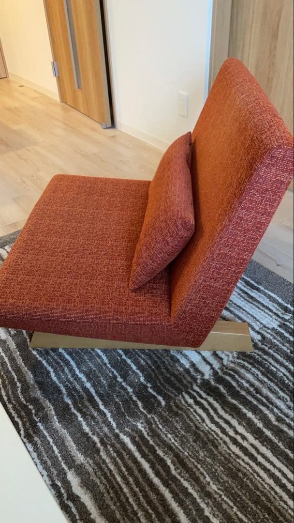 フランネルソファ ペンタ900 北欧風ファブリックローソファ