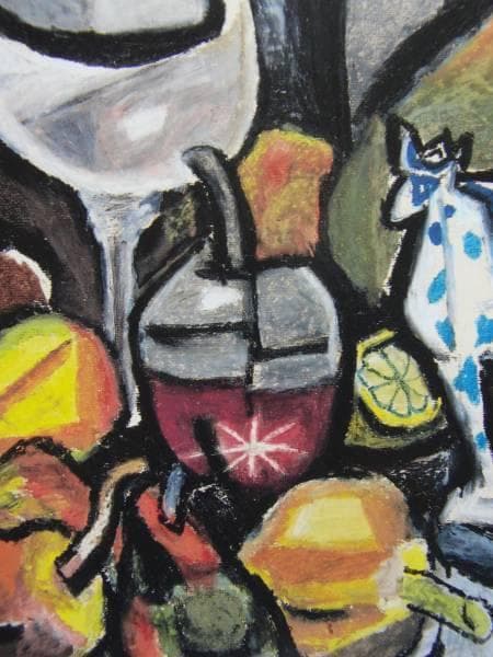 朝井 閑右衛門、静物、希少画集画、新品高級額、額装付、状態良好、油彩 風景