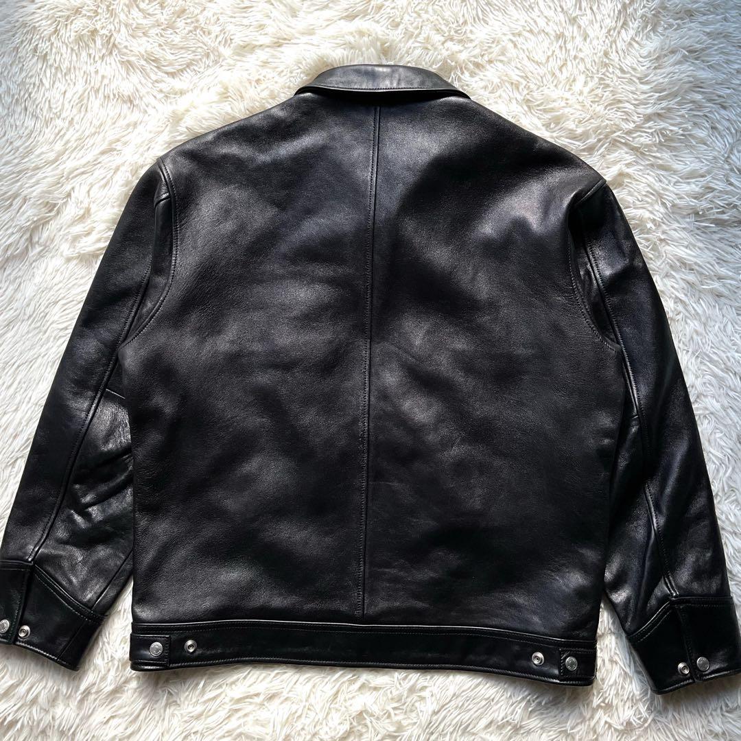 未使用級✨schott レザートラッカージャケット　ライダース　ラムスキン　M