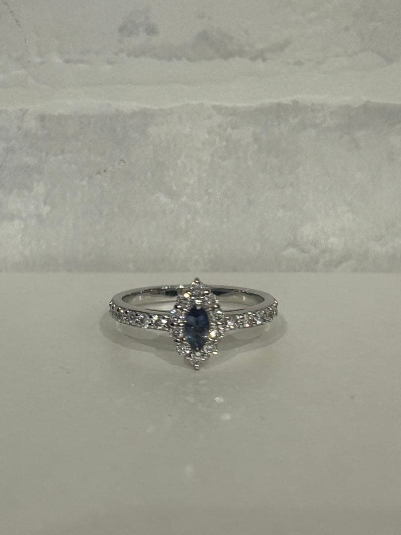 鑑別書付★未使用に近い美品★希少石アレキサンドライト×ダイヤモンドプラチナリング