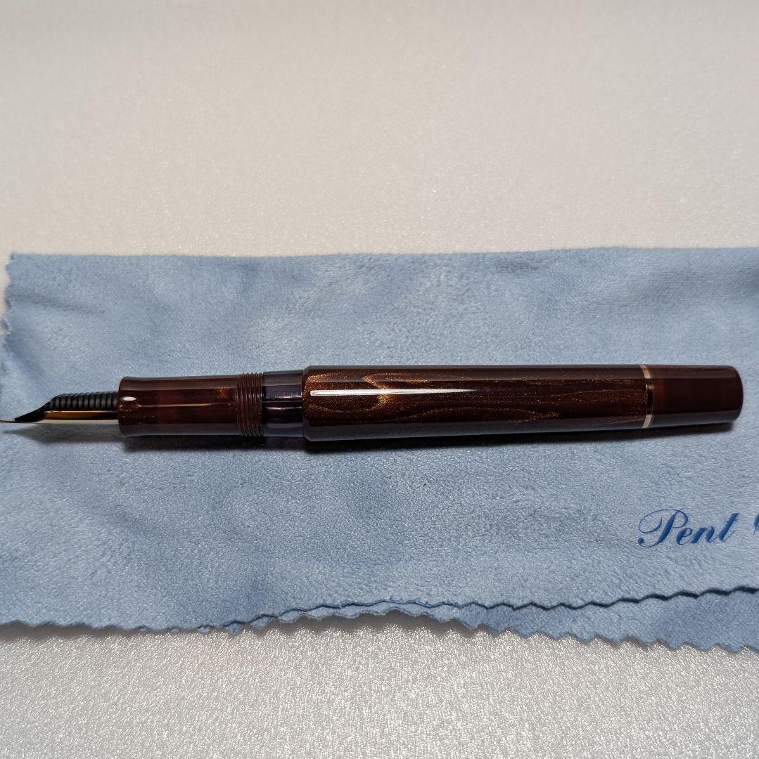 mu-様 伊東屋 ROMEO No.3 万年筆 深紫 Mニブ インクセット