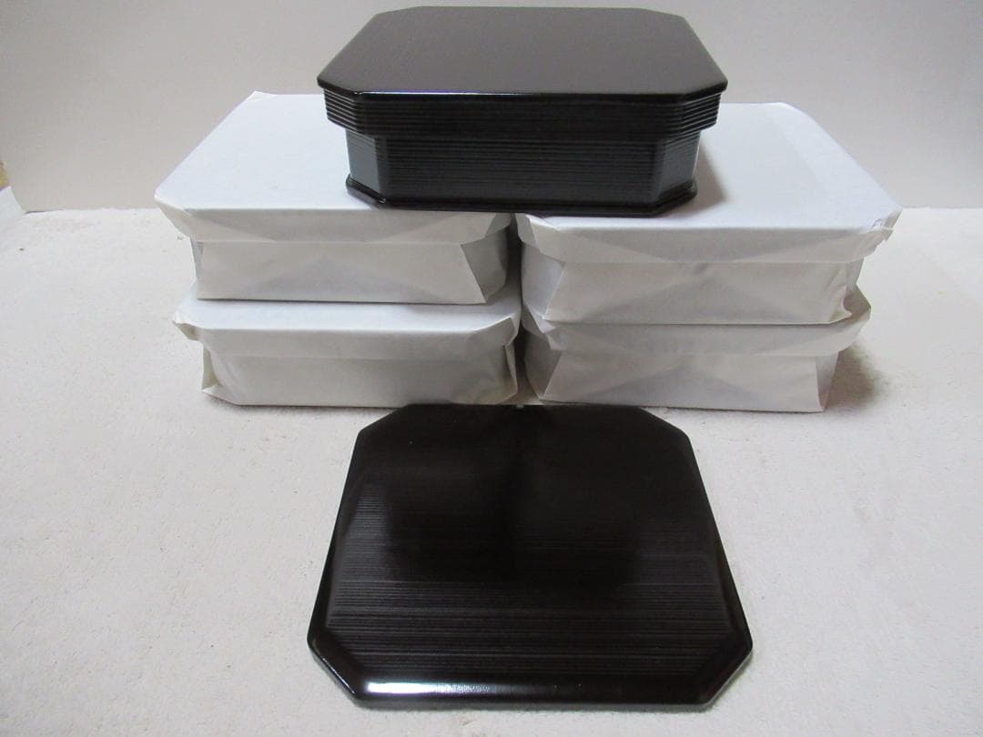 茶懐石道具　縁高　被せ蓋付　助田宗明造