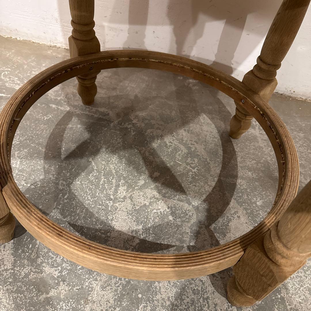 トキ・ツヤ　ヴィンテージ　木製コーヒーテーブル　剥離