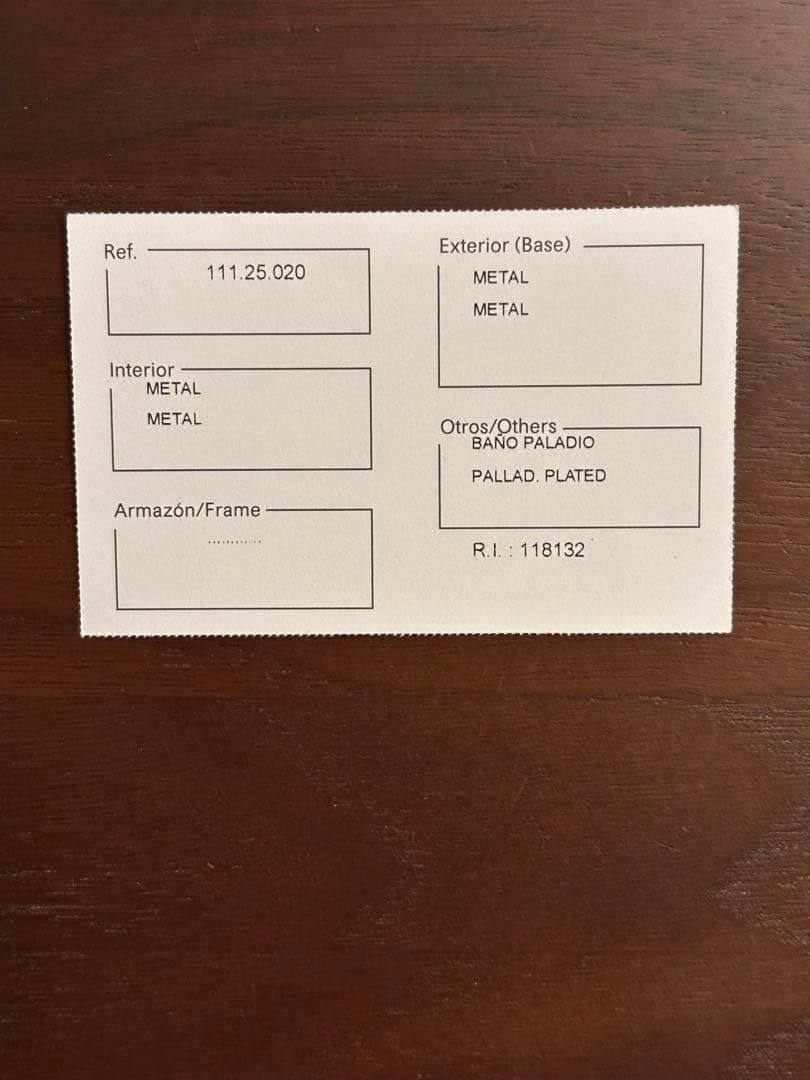 【美品】LOEWE　アナグラムブローチ　シルバー