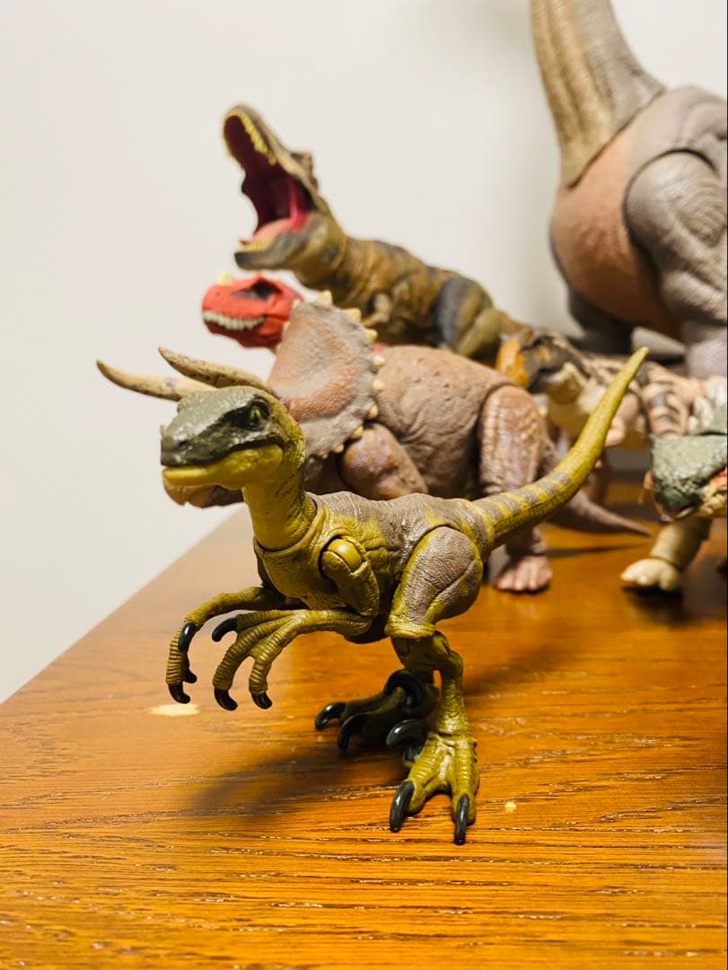 ジュラシックパーク　ハモンドコレクション　フィギュア　恐竜　Tレックス　ラプトル
