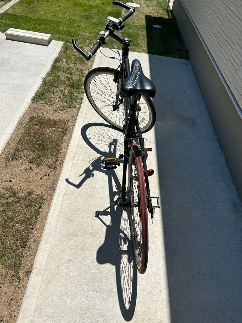 【手渡し限定】Precision クロスバイク Sports ブラック ポンプ付