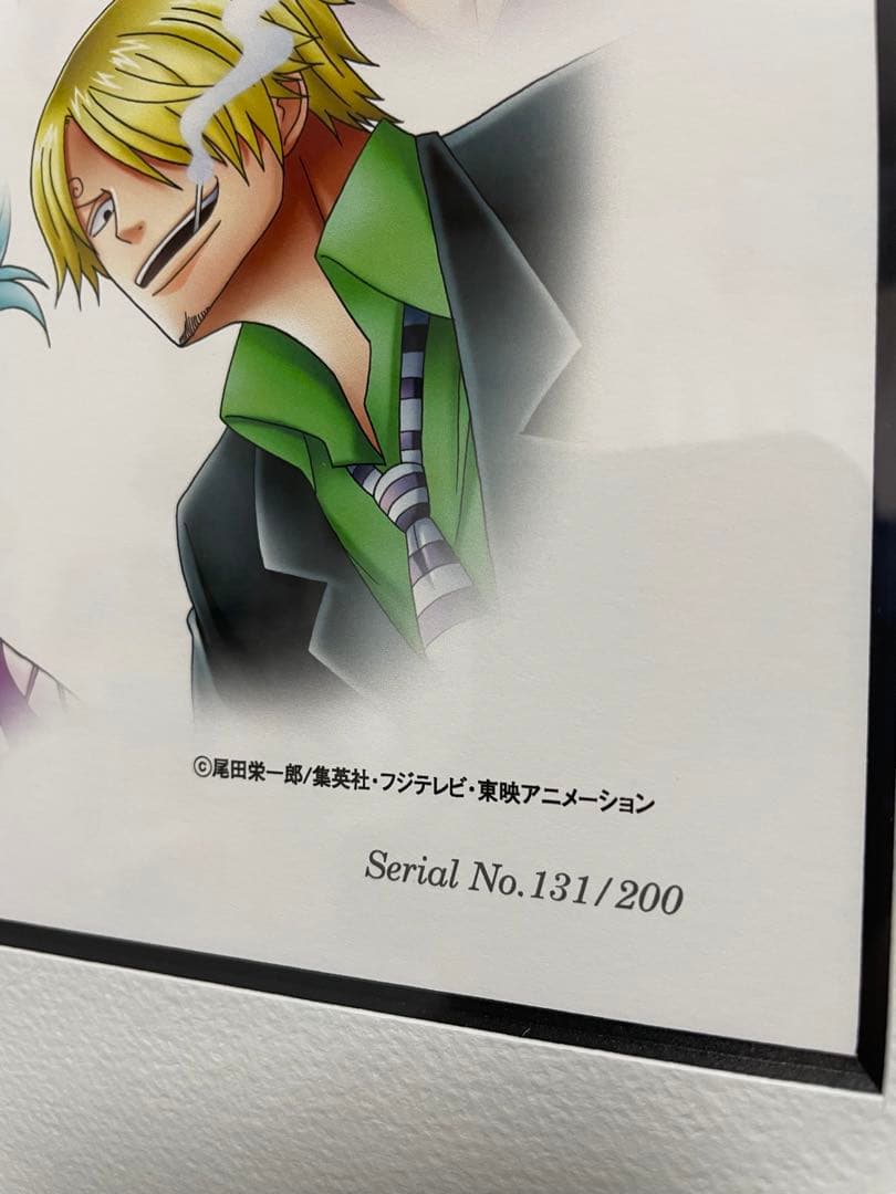 ワンピース　仲間がいるよ❗️アートイラスト200枚限定品‼️