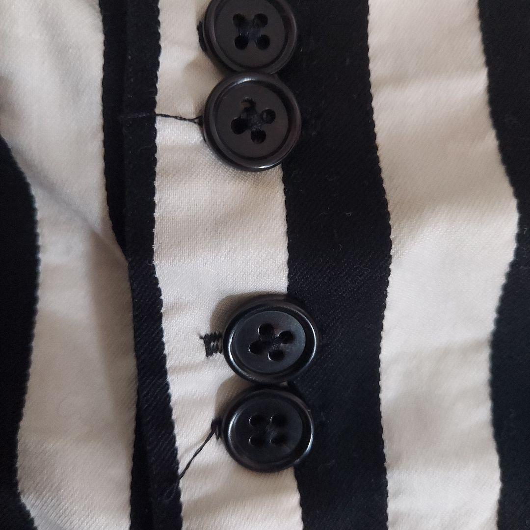 ANN DEMEULEMEESTER 2014SS ストライプジレ XS