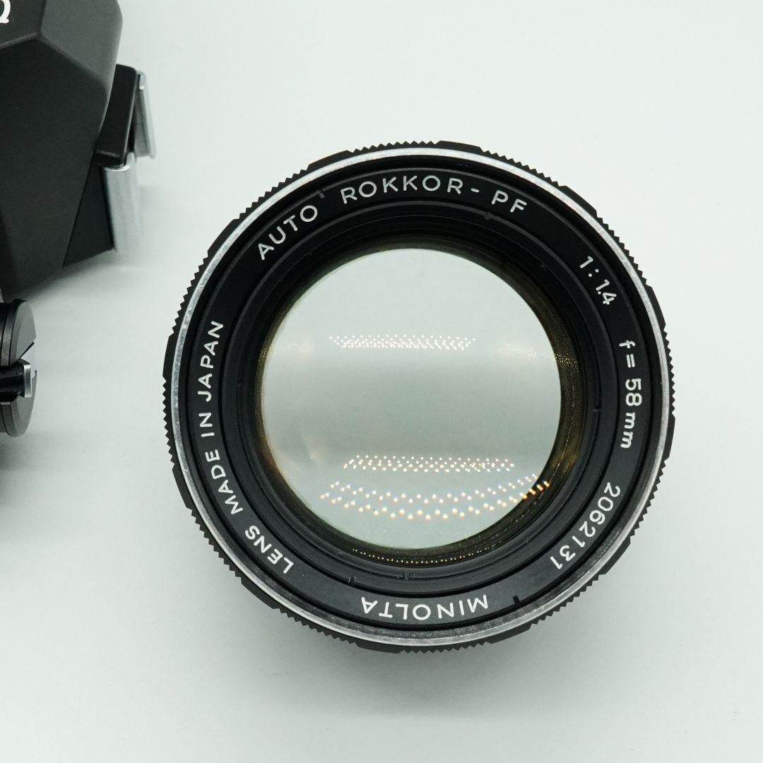 【美品】minolta XD-s AUTO ROKKOR-PF 58/1.4