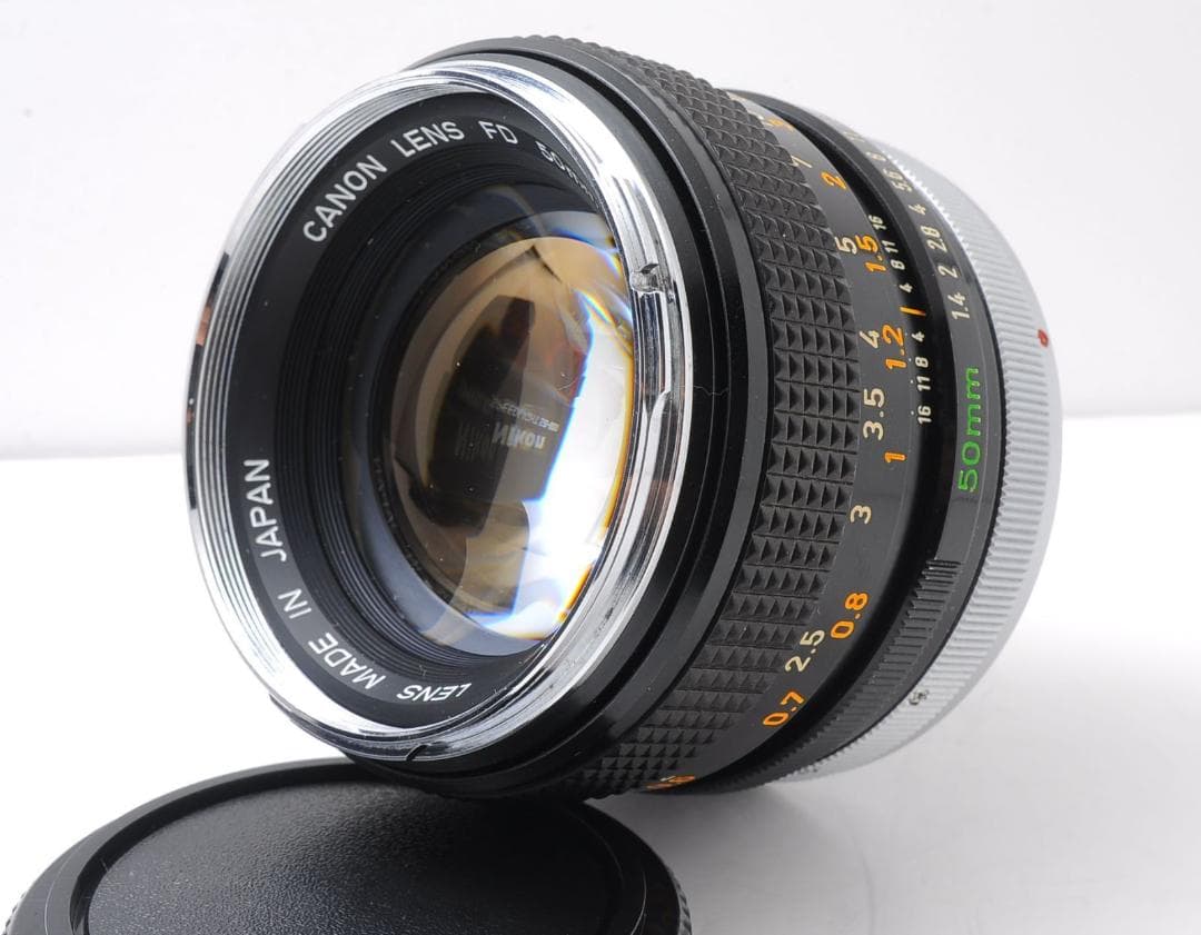 Canon AE-1 シルバー + FD 50mm F1.4 動作品 美品級