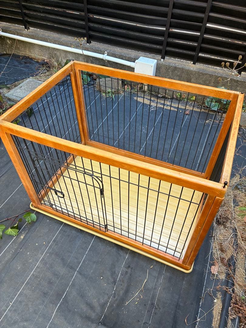 犬用ケージ 木製フレーム 大型犬用