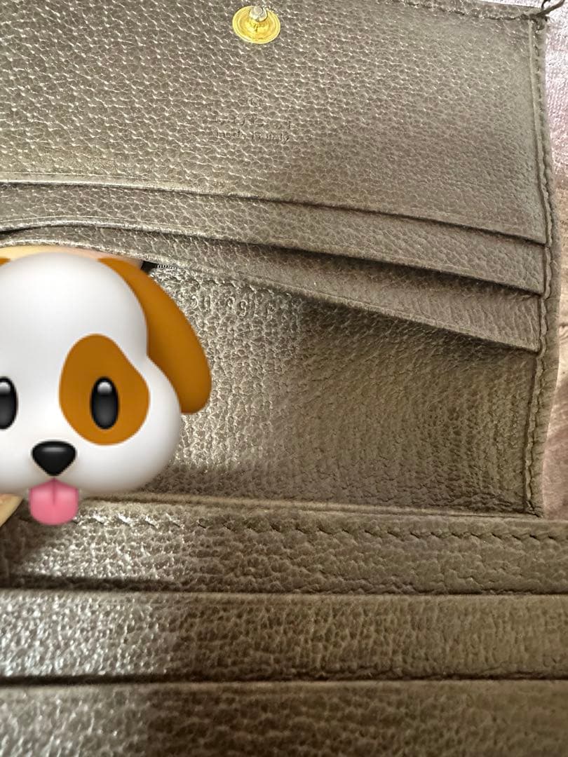 GUCCI 二つ折り財布 GGキャンバス