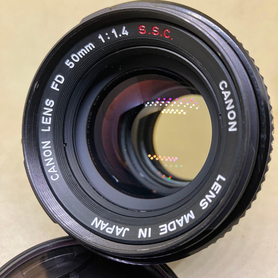 Canon AE-1とFD 50mm F1.4 S.S.Cのセットになります。