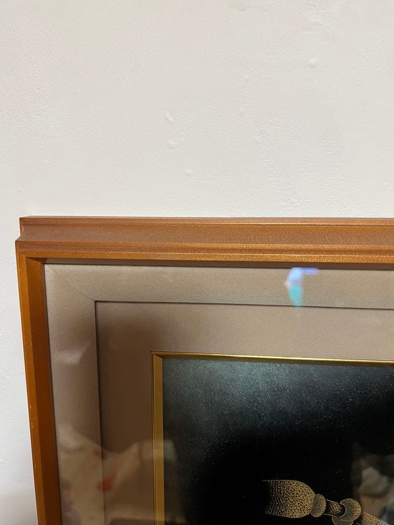 漆芸アート作品 金色と黒色　輪島塗　ひょうたん　瓢箪